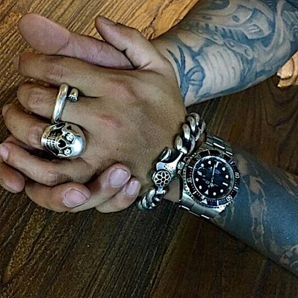 Stainless Steel Cuban Chain Link Bracelet - Picture 8 of 15